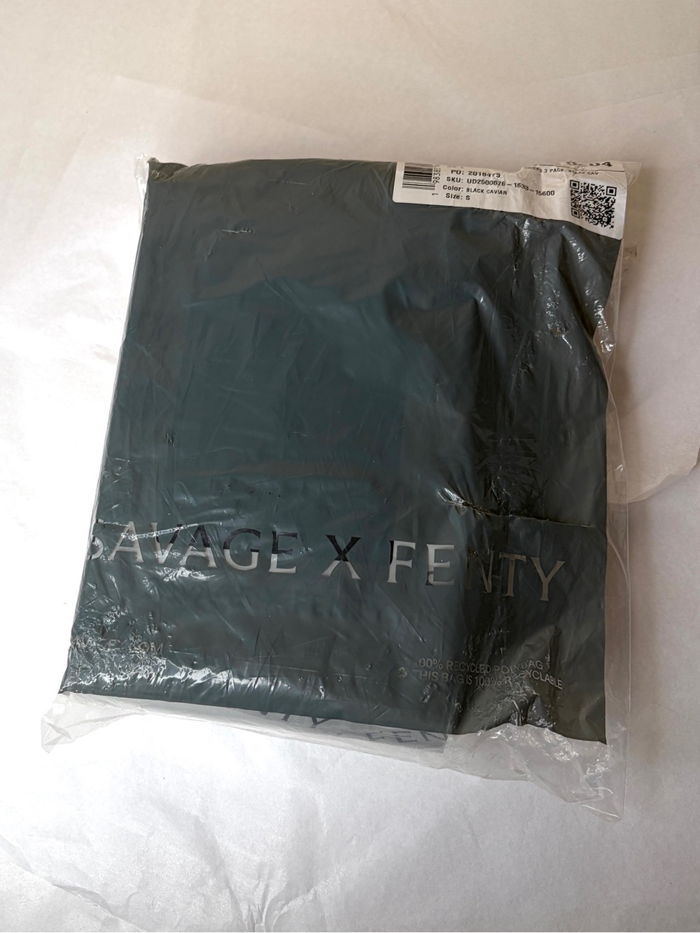 New 3-Pack Savage x Fenty Shadow Fit Boxer Briefs Black Size S - Picture 12 of 12